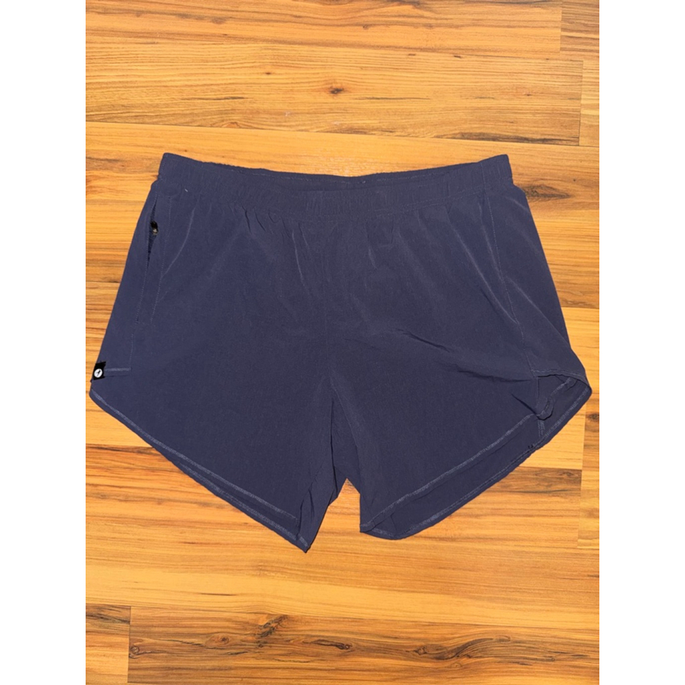 Oiselle Women’s Running Shorts Navy Blue Stretch Lined Athletic Activewear